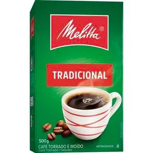 Café Melitta Tradicional Vácuo Caixeta com 500g